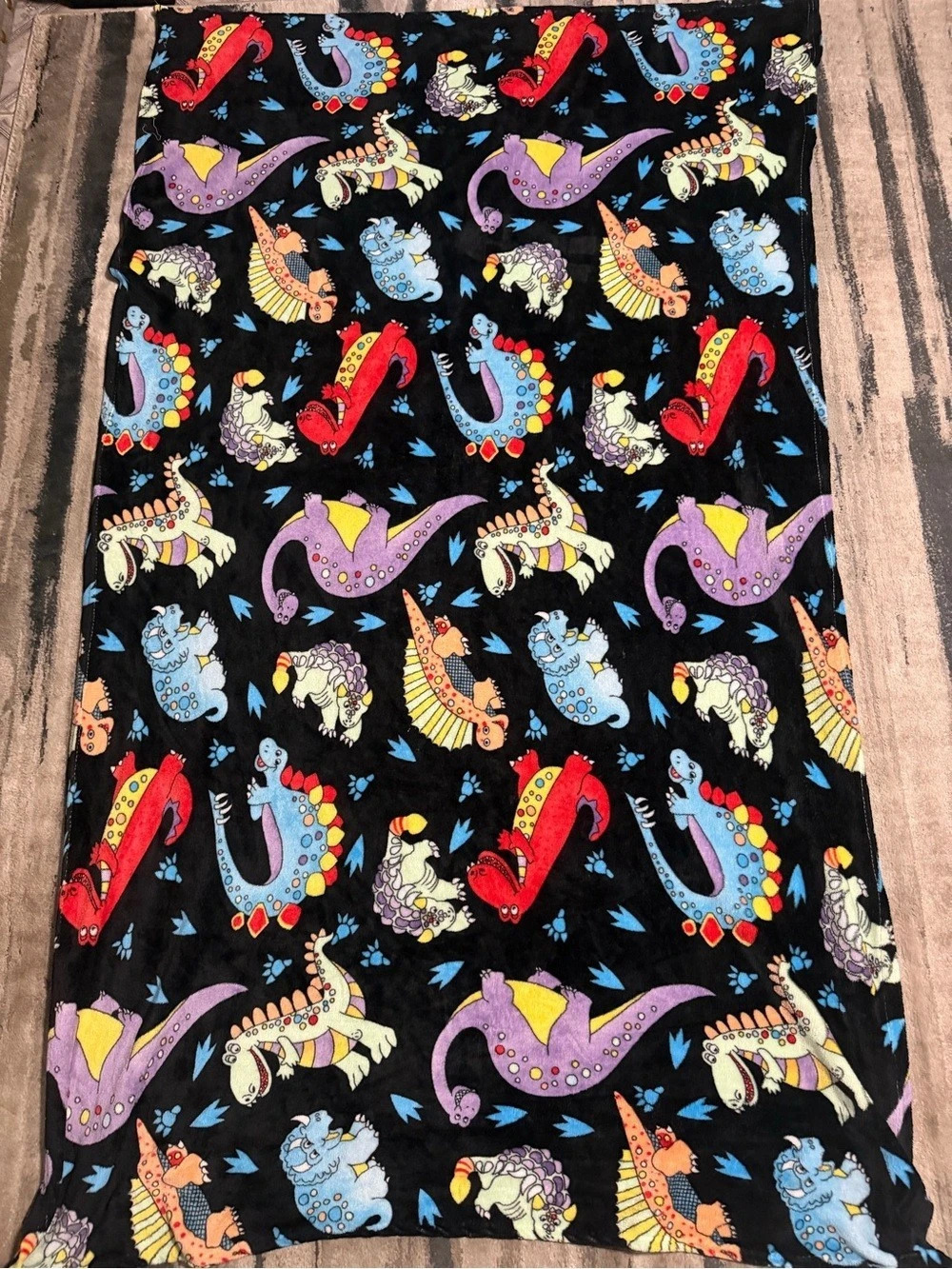 Dinosaur Print blanket